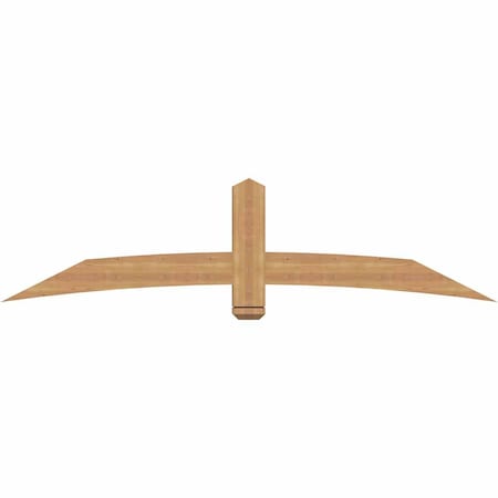 Ekena Millwork Bellingham Timber Gable Bracket, Western Red Cedar, 84"W x 21"H x 3 1/2"D x 5 1/2"F, 6/12 Pitch GBW084X21X0406BEL00SWR